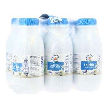 Pack Lait Demi Ecreme X6 50cl Bio
