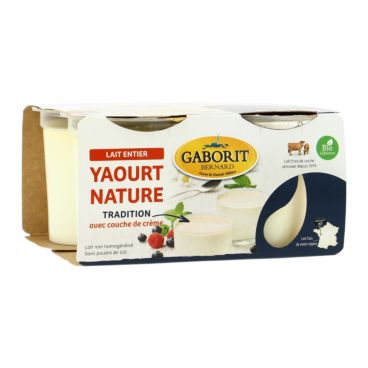 Yaourts Natures Au Lait Entier 4x125g Bio Yaourts Natures Au Lait Entier 4x125g Bio