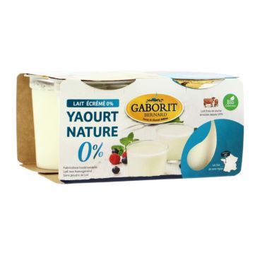 Yaourt Nature Au Lait Maigre 0 4x125g Bio