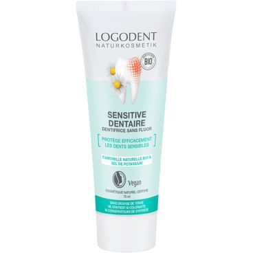 Pate Dentifrice Sensitive Dentaire Sans Fluor 75ml Bio Pate Dentifrice Sensitive Dentaire Sans Fluor 75ml Bio