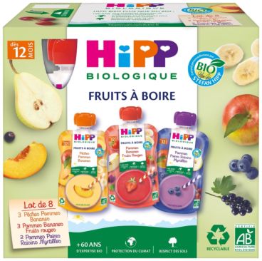 Gourdes Fruits A Boire 12m 8x1ml Bio