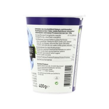 Yaourt Myrtille Sans Lactose 400g Bio