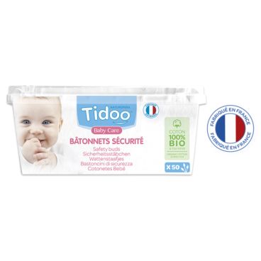 Cotons Tiges De Securite Bebe X50 Bio