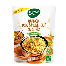 Quinoa Tofu & boulgour au curry 220G Bio